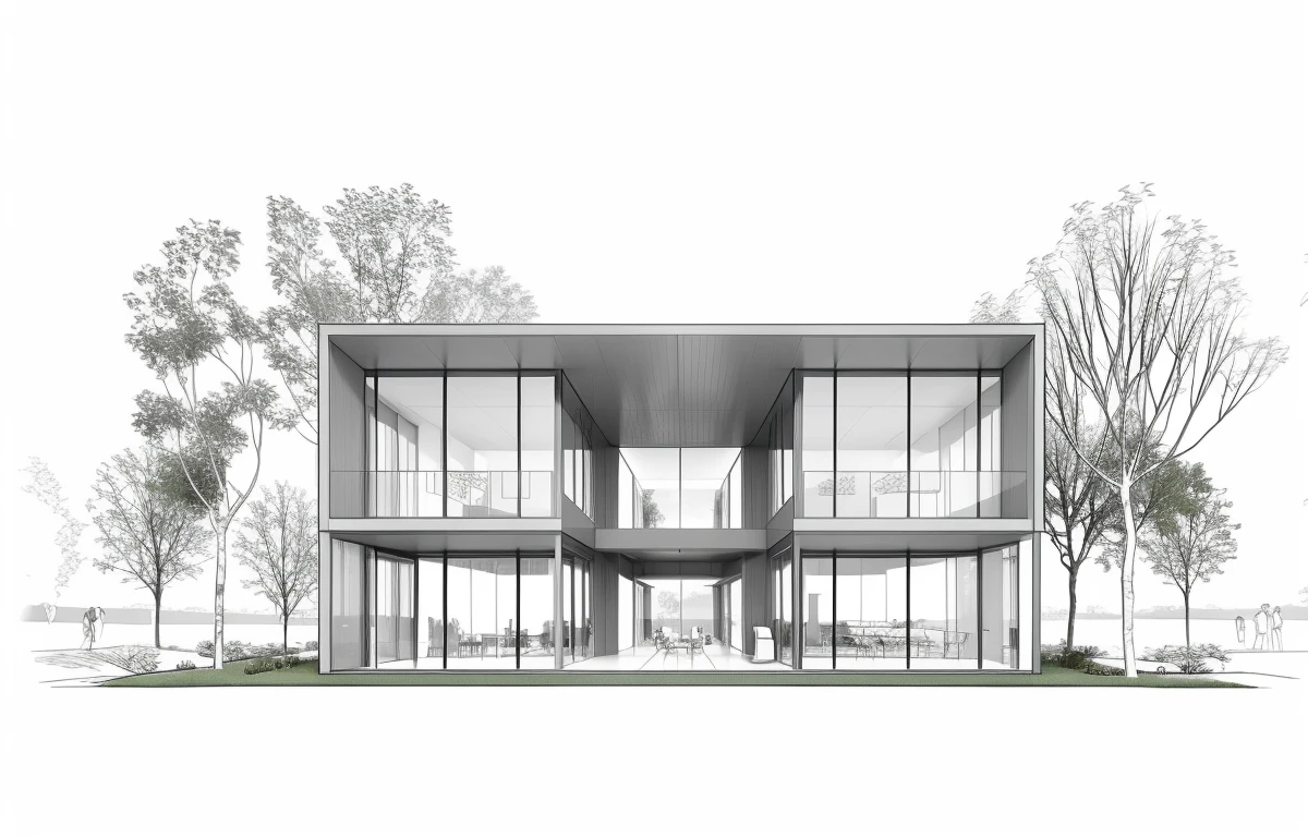 masterpiece,best quality,indoors,no humans,scenery,simple background,building,architecture,lineart,<lora:Architectural cross section perspective:0.7>,