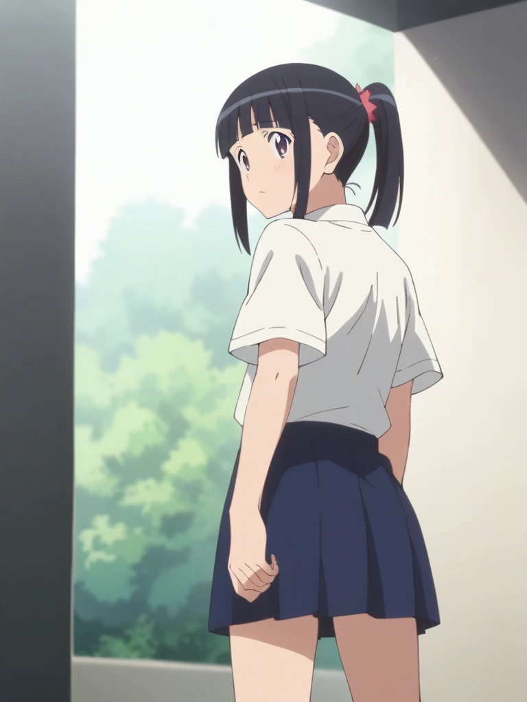 score_9, score_8_up, score_7_up, source_anime,masterpiece,best quality,highres,absurdres,official art,official style,source_anime,anime screencap,anime coloring,megami magazine,anime,animated,explicit,
portlait,
<lora:major_sakura_mutsuko:1> sakura_mutsuko,black hair,ponytail,blunt bangs,