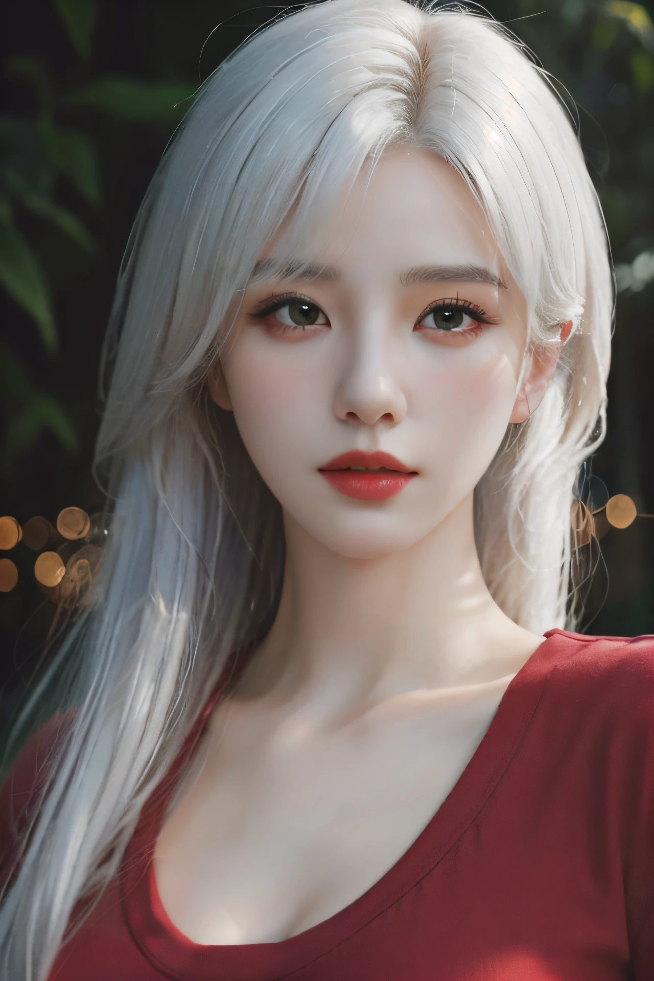 (4k, best quality, highres, absurdres, masterpiece:1.21), (realistic:1.331), detailed and intricate,
1girl, white hair, red shirt, <lora:girlslike_lss2:0.7>