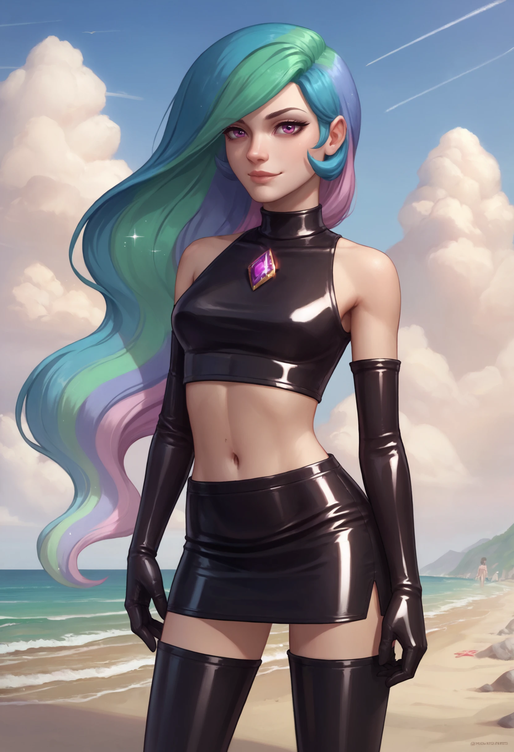 Latex Servant Outfit PonyXL v0.1