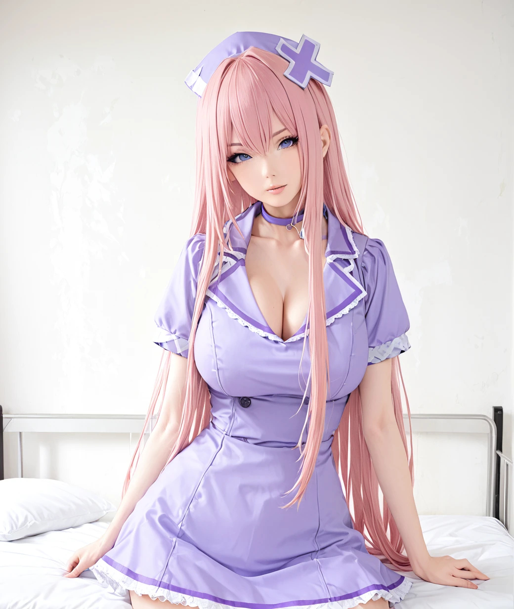 1girl, nurse luka, large breasts, very long hair <lora:Nurse_Luka:0.7>