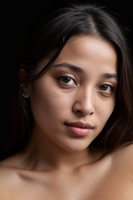 DEN_pandora_kaaki,
((headshot:1.1) portrait on a plain black background, (headshot:1.2), face focus, intricate (beautiful eyes:1.2), (wide open eyes:1.1), Big eyes,  clean photo, circle lighting, high contrast:1.2),
bokeh, f1.4, 40mm, photorealistic, raw, 8k, textured skin, skin pores, intricate details  <lora:epi_noiseoffset2:1>, epiCRealism