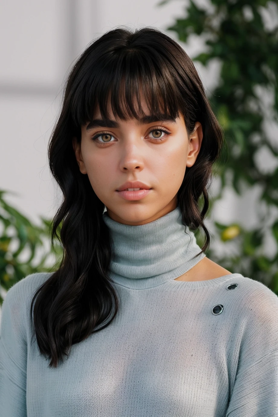 photo of a 0ER0_Elisha_Herbert, wearing a turtleneck sweater, beautiful, detailed skin texture, bokeh, RAW photo, 8k UHD, soft lighting, high quality, film grain, Fujifilm XT3, 16mm, color graded portra 400 film, remarkable color, remarkable detailed pupils