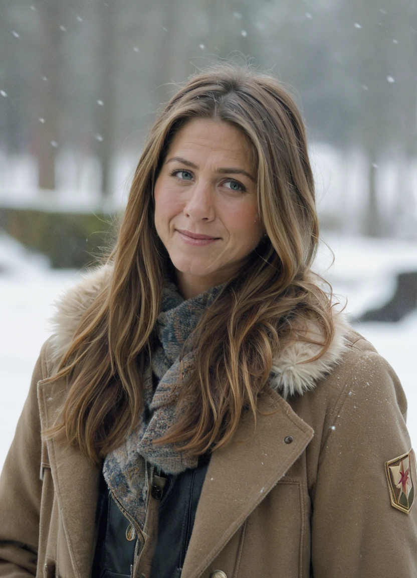 score_9, score_8_up, score_7_up, realistic,
((anst woman)), realistic, long hair, make-up, coat, winter, heavy snowfall,
<lora:Jennifer-Aniston_token_anst_woman_r64_model_EverClear_v1:1>