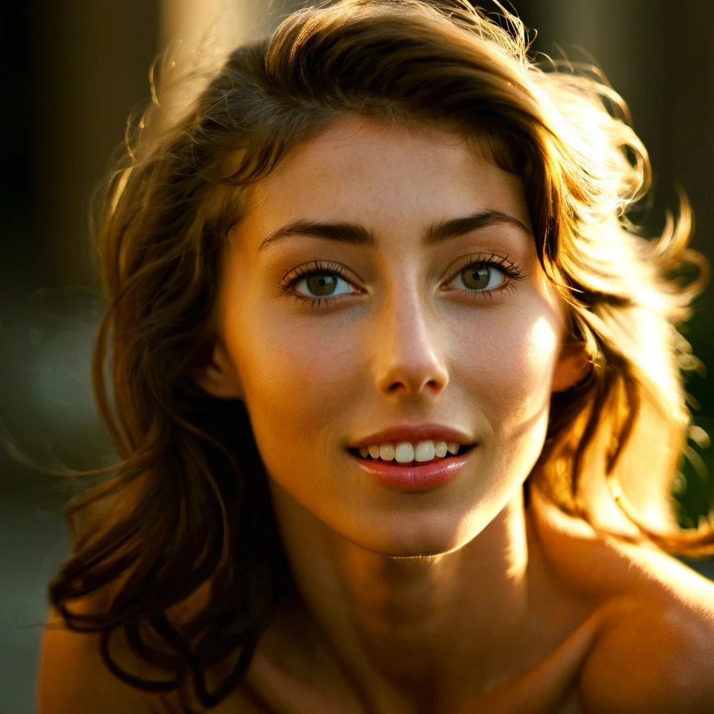 embedding:trained/sdxl/p2/katya-p posing for a photo in a city, natural, beautiful eyes, perfect teeth, [imperfections], 100mm f/2.8 macro lens, film grain, candid camera, color graded cinematic, 1960s vintage RAW photo, eye catchlights, catchlights in eyes, dramatic lighting, atmospheric lighting, rembrandt lighting, realistic