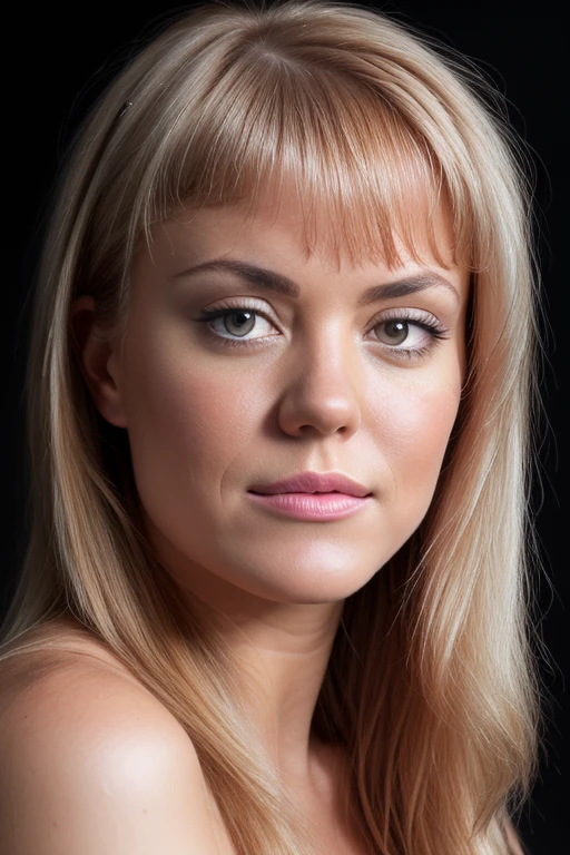 DEN_natasja,
(headshot:1.2) portrait on a (plain black background:1.2), (headshot:1.2), (face focus:1.1), (facing the camera:1.2), Head in the centre, (eye contact:1.3), (intense stare:1.1), mouth open, (facing straightforward:1.2), (forward facing:1.1), Head, face, Head focus, Head tilted down, looking slightly up at the camera, bokeh, f1.4, 40mm, photorealistic, raw, 8k, textured skin, skin pores, intricate details  <lora:epi_noiseoffset2:1>, epiCRealism