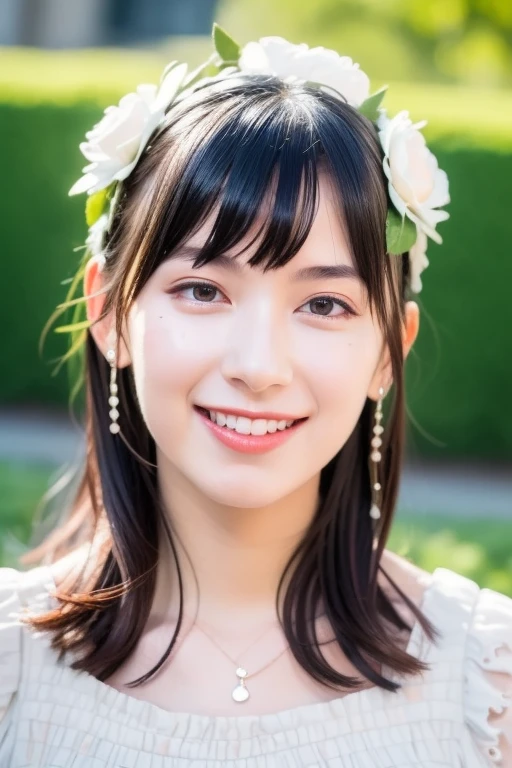 1girl,(RAW photo, best quality), (realistic, photo-realistic:1.4), masterpiece, an extremely delicate and beautiful, extremely detailed, 2k wallpaper, Amazing, finely detail, extremely detailed CG unity 8k wallpaper, ultra-detailed, highres, soft light, beautiful detailed girl, extremely detailed eyes and face, beautiful detailed nose, beautiful detailed eyes,cinematic lighting,perfect anatomy,slender body
wearing a white peplum dress,(bokeh:1.2)
at a flower park,sakura flowers,flower garden
<lora:hiyamasayaV2_lora:0.8>,smiling