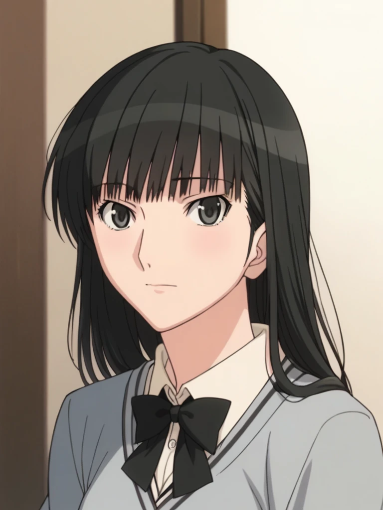 score_9, score_8_up, score_7_up, source_anime,masterpiece,best quality,highres,absurdres,official art,official style,source_anime,anime screencap,anime coloring,megami magazine,anime,animated,explicit,
looking at viewer,solo, face focus,
<lora:amagami_ayatsuji:1> amagami_ayatsuji, black hair, long hair, black eyes
