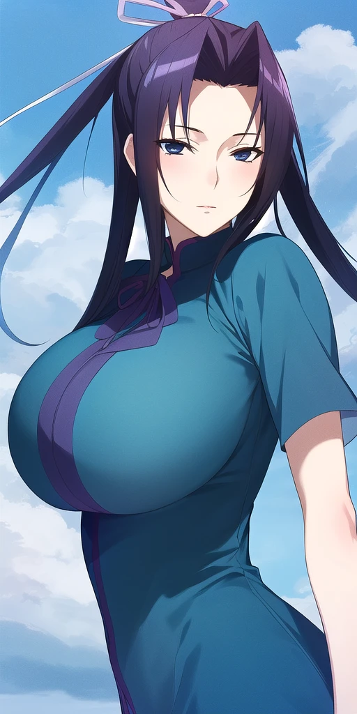 <lora:KazehanaV1:0.7> kazehanasekirei, huge_breasts, standing, solo, sundress, masterpiece, best_quality, detailed_face, detailed_eyes, highres, beautiful, detailed, absurdres,