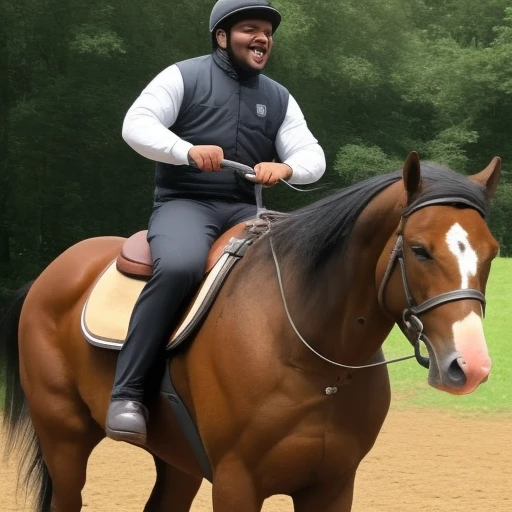 reuben riding a horse