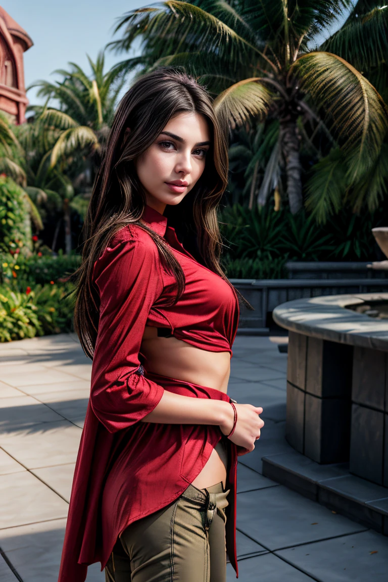 influencer-full-shot-by-stable-yogi ,
(outdoors, red shirt, full sleeves , pants:1.4), (brown hair, long wavy hair, center parted)
 Instagram_Influencer_09_By_Stable_Yogi
<lora:Detail Slider V2 By Stable :0.7> <lora:NOISEOFFSET_V2_BY_STABLE_YOGI:0.7>