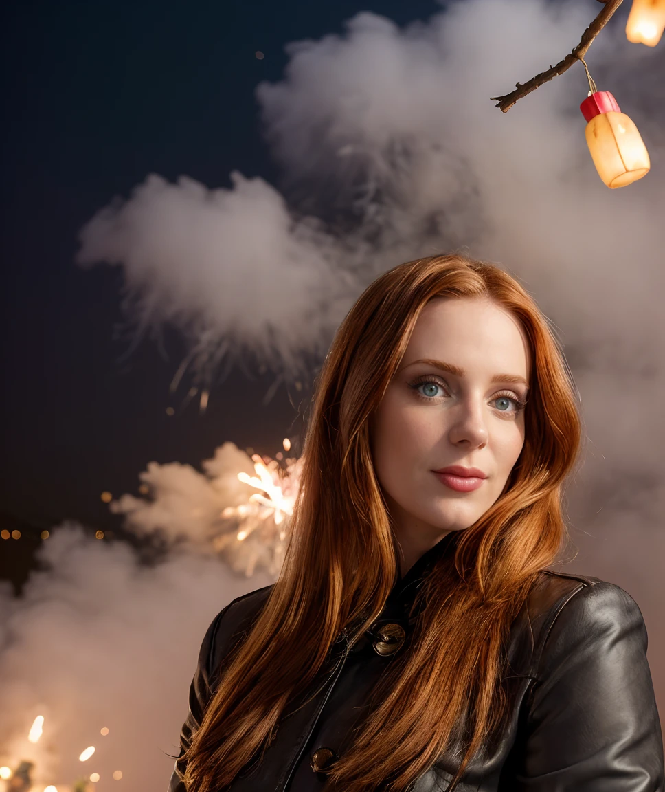portrait shot of , realistic, , <lora:quiron_simoneSimons_v5_Lycoris:1> SimoneSimonsQuiron woman, simone, simons, makeup, Sitting, lying, on back, ,
,, festival party, lights, fireworks, chinese festival, crowded, new year celebration ,
east asian architecture, paper lantern, realistic, , red (Chinese lanterns ) in background, fog, fireworks and fog far background, fire, lighting, intricate detailed,. Close-up, eyes on camera, clear, sharp