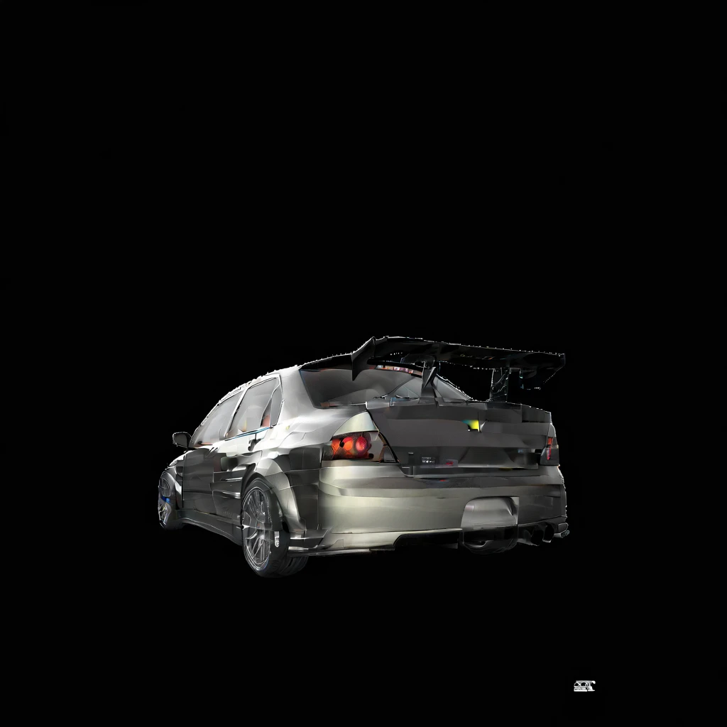 motor vehicle, tuner car, simple background, vehicle focus, car, sports car, evo ix, tuning, no humans, ground vehicle, shadow