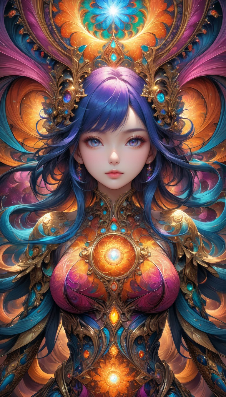 Close-up photo,whole body,masterpiece,top quality,best quality,official art,(beautiful and aesthetic:1.2),(1girl),extreme detailed,(fractal art:1.3),colorful,highest detailed,