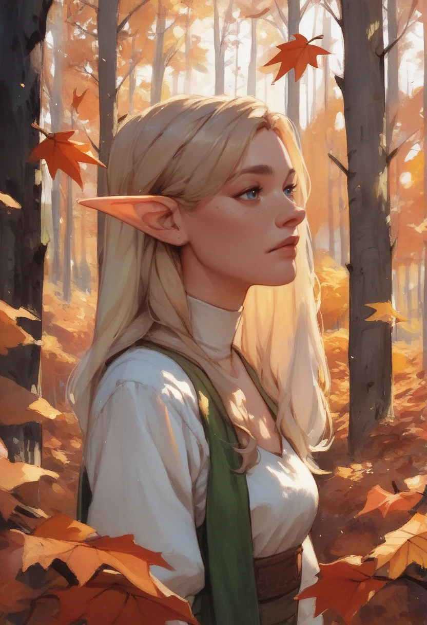 score_9, score_8_up, score_7_up, score_6_up, score_5_up, score_4_up, watercolor, (pretty elf:1.2), autumn, forest, portrait