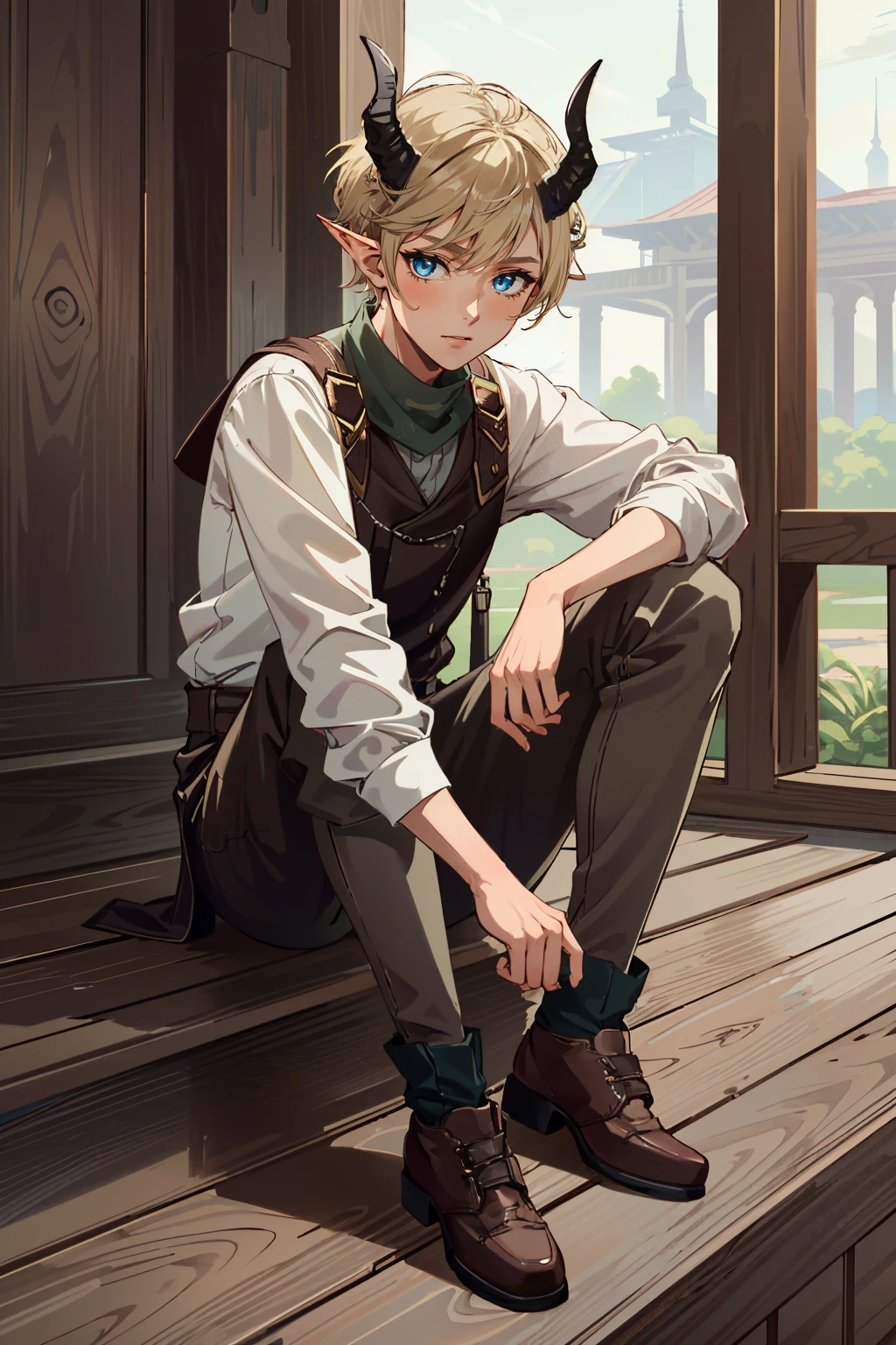 ((ultra detailed, masterpiece, absurdres))
<lora:BGDammon:0.8>
BGDammon, 1boy, short hair, blonde hair, blue eyes, horns, full body, sitting