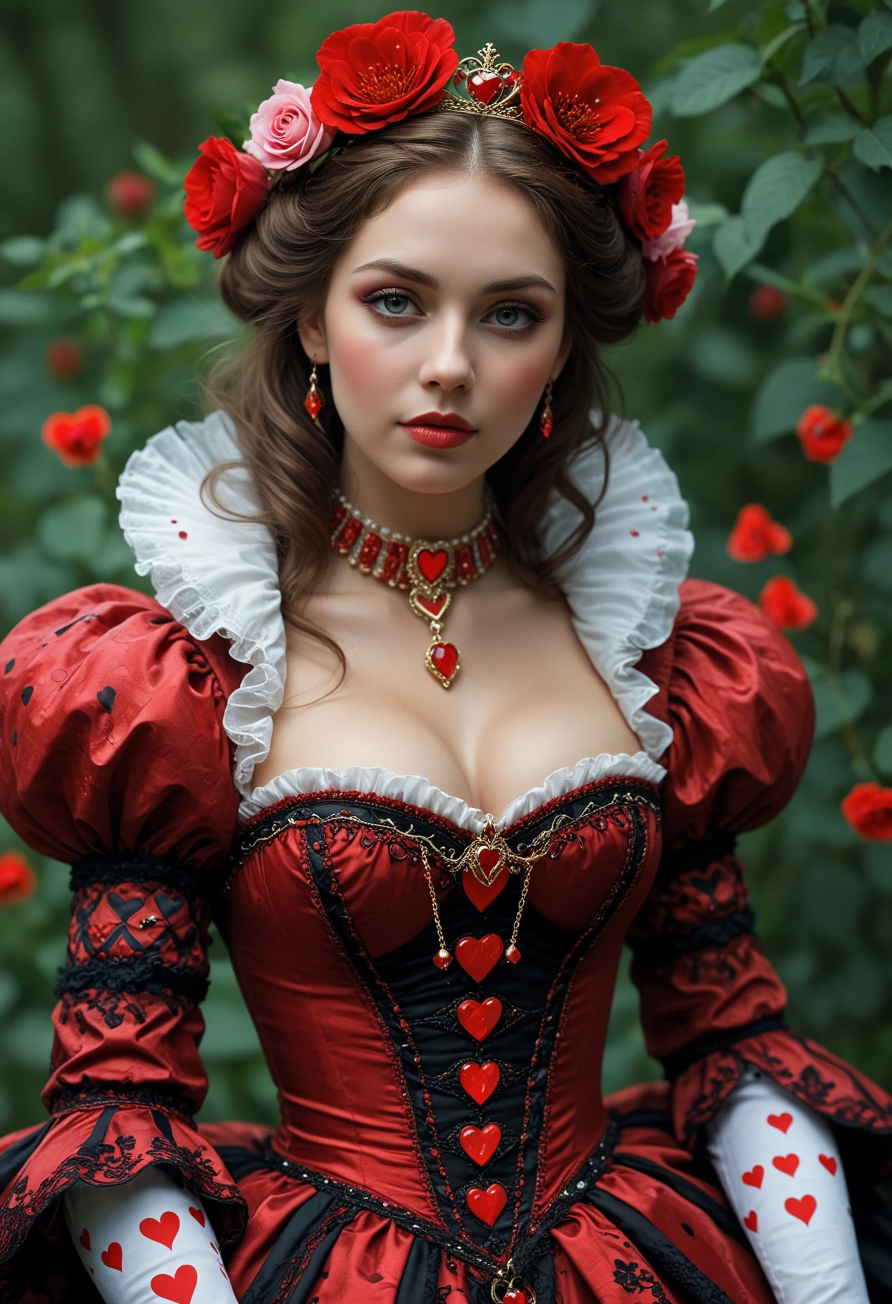 Wonderful woman You are a dangerous woman You merge and confuse me You look for me and then you get lost like this I don't know love is war or peace Or collaboration and great participation Queen of hearts among a thousand colors You are the most beautiful and my star of the night Queen of Hearts I dress you in flowers I swear to you love but not eternal loyalty You love me, but you love me, but you love me Or maybe yes or no, oh, you love me It happens, all hell happens Because bitter love is a wonderful and mental sea And my heart feels bittersweet in my throat You leave me and then you let yourself go and then come back Queen of Hearts Among a thousand colors You are always more beautiful and my star of the night Queen of flowers Love strategist You move feline with the certainty of your sex Oh, and you love me, but you love me, but you love me You say you love me, you don't know if you love me You love me, you don't love me but you love me You say you love me you don't know if you love me, uoh Queen of hearts send me out like this But pink begets pink And a thorn begets a thorn And I live among a thousand temptations And sinful thoughts P-p-p-p-why every story It's a butterfly in swaddling clothes Which transforms, transforms us Otherwise it won't grow And it transforms, it transforms us Queen of Hearts Give joys and sorrows I give them too if I don't feel good about myself Poison of love