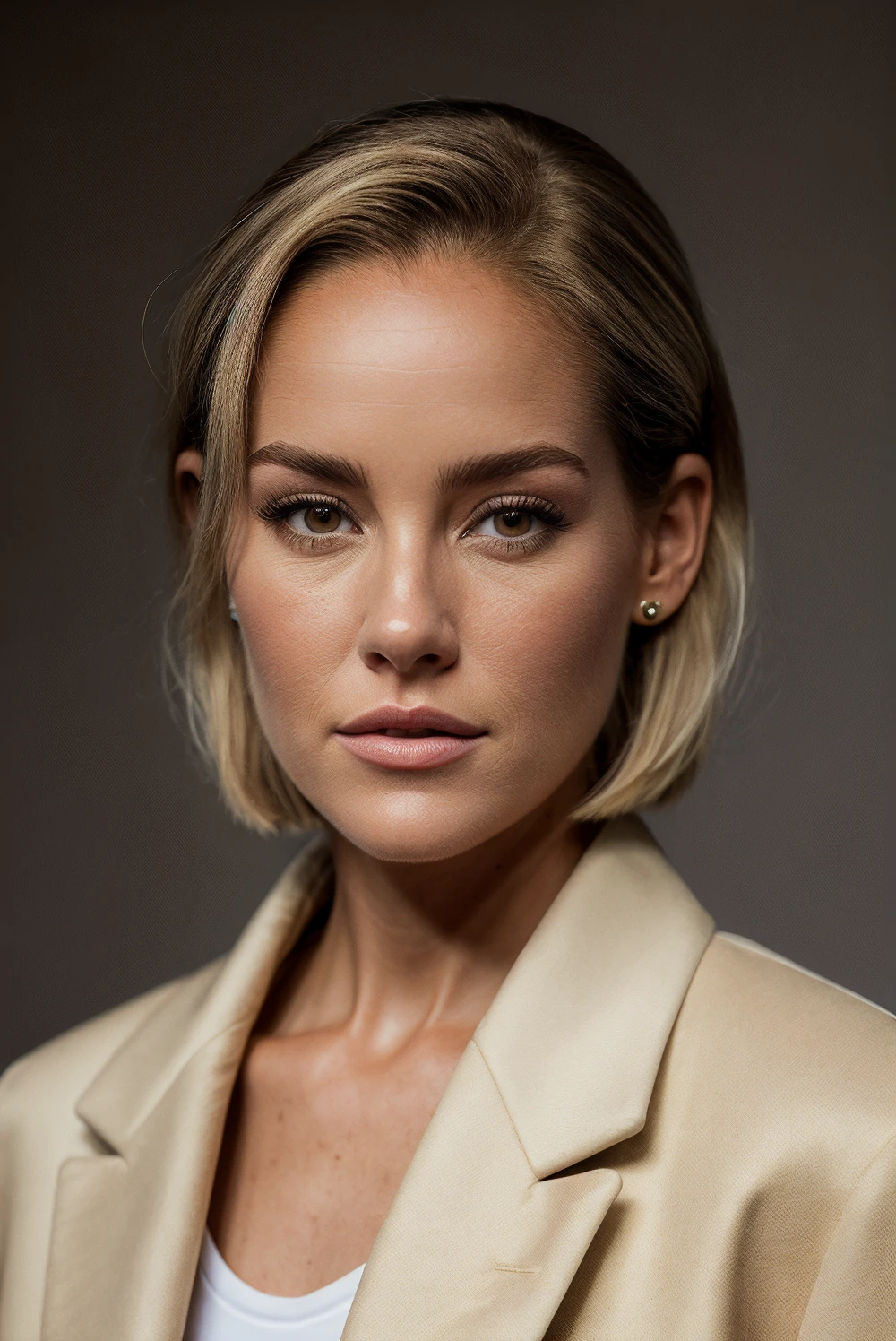 lauraetayo, woman, ultra-realistic, highly-detailed, portrait, short blond hair, coat, 
 <lora:LauraEtayoSD:0.8>