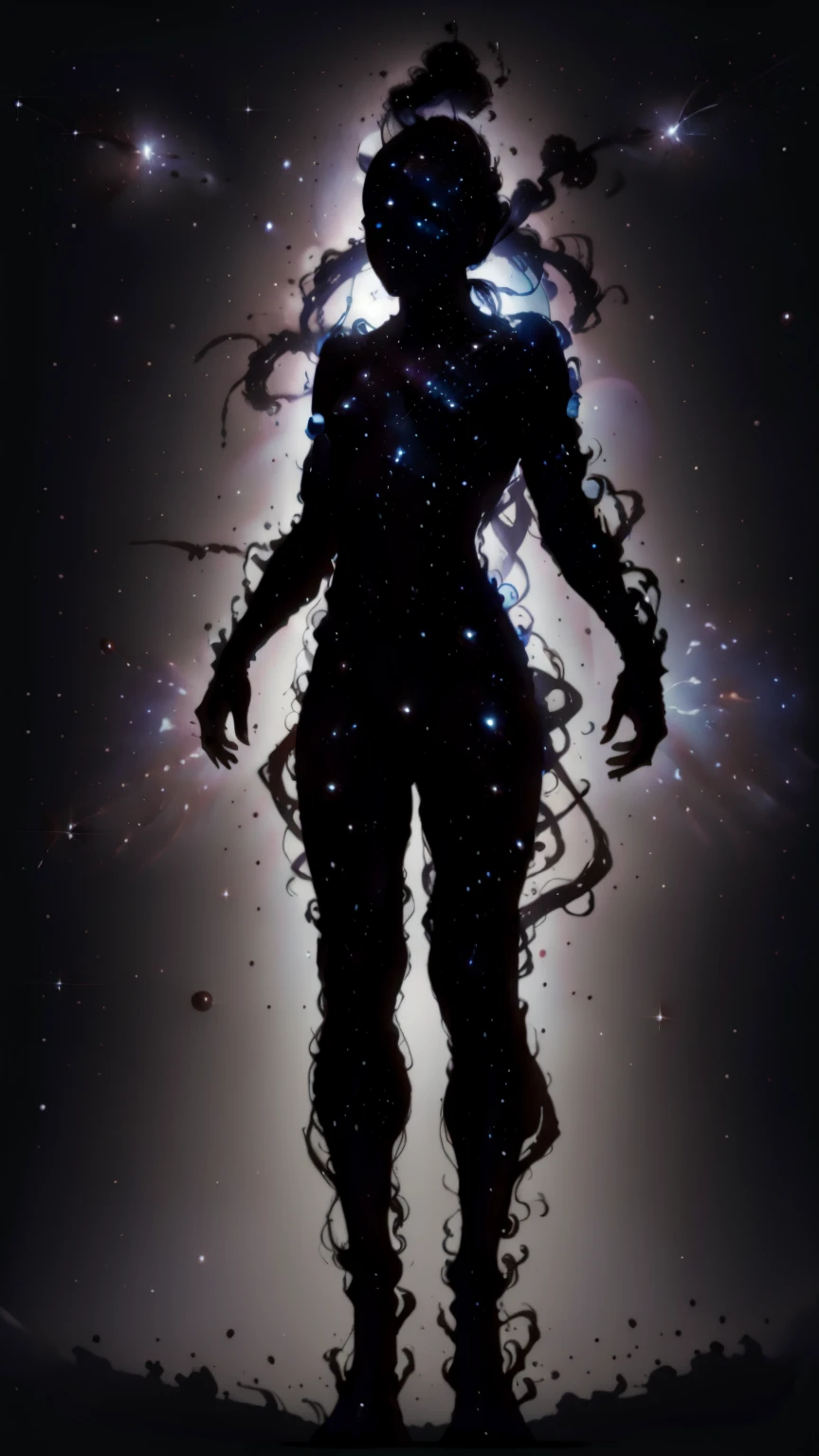 long hair, high spren, silhouette, galaxy, nebula, <lora:highsprensd15-000015:0.8>