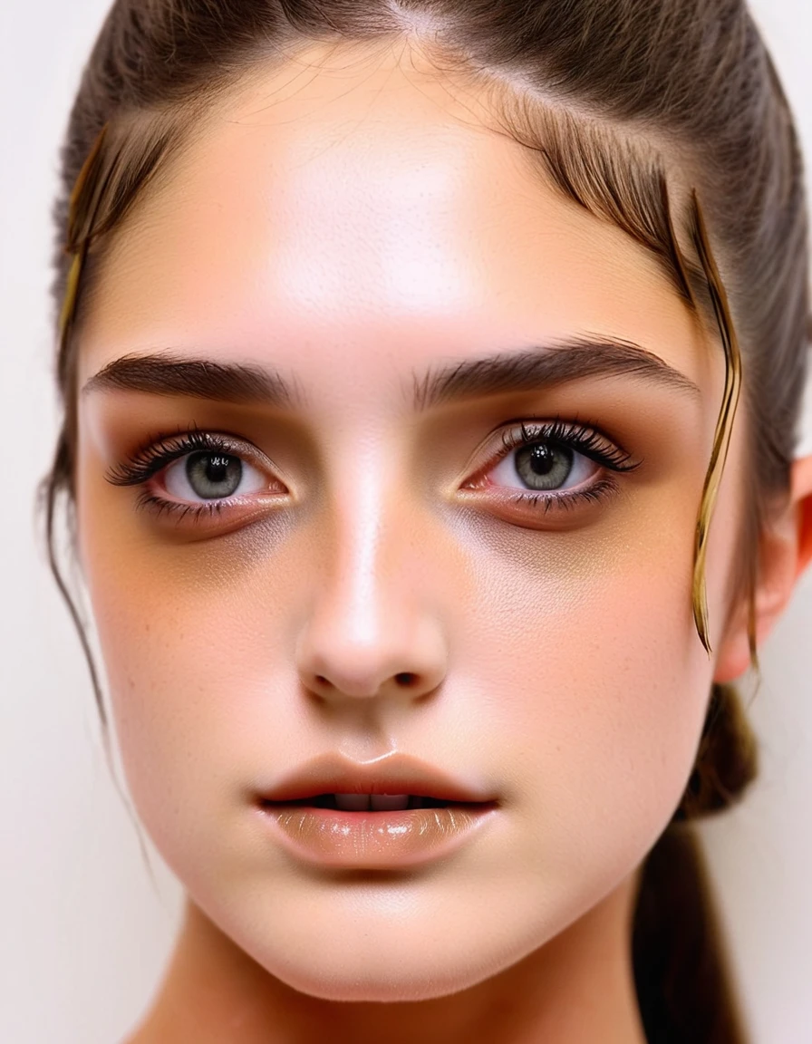 a radiant creation by ben hassett of a lady looking like ameliexl5 staring intense