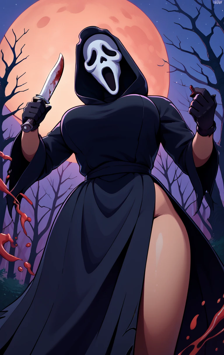 A high fantasy sex scene, DnD, horror, Ravenscroft, female ghost