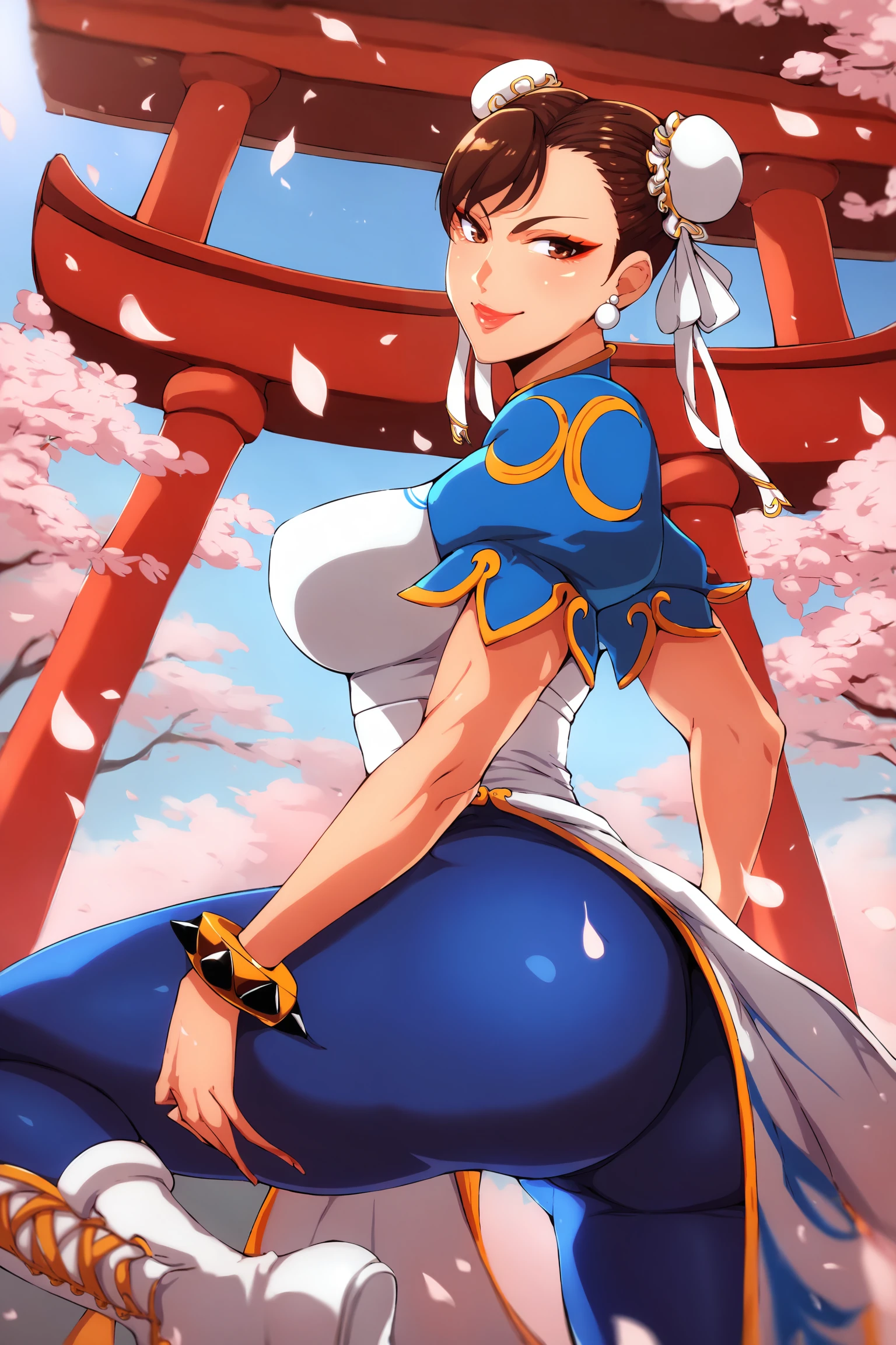 Chun li naked, no clothes at all 