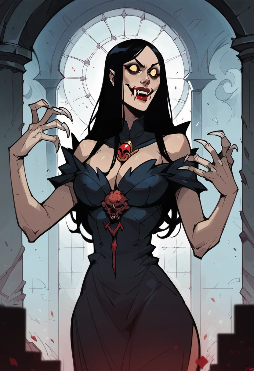 Vampire, long black haired, Fetish, submissive, A hand in glove reaching half broken glass of vine wine, a dating bar interviewer
