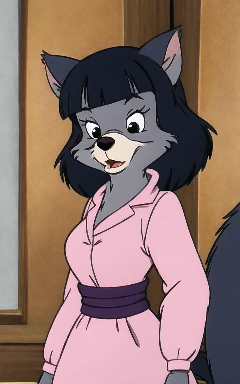 ARTSTYLE_Talespin_ownwaifu,
1girl, animal ears, furry female, black eyes, body fur,
<lora:ARTSTYLE_Talespin_ownwaifu:0.9>,
((masterpiece)),((best quality)), focused, looking at viewer, solo, cowboy shot,
