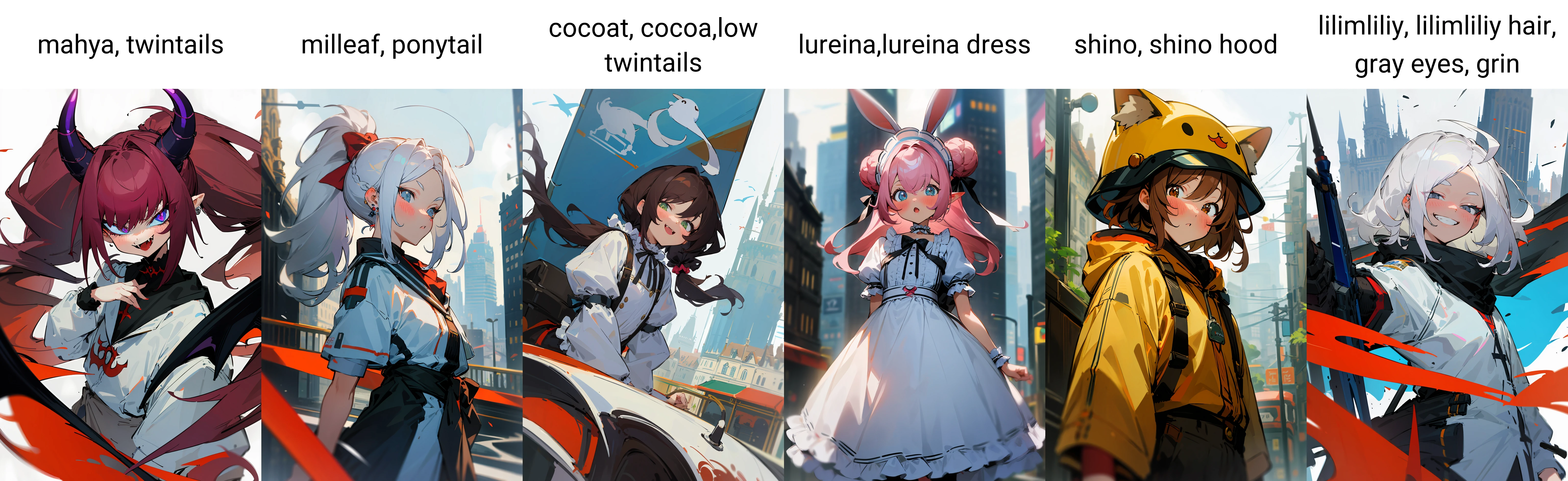 masterpiece, best quality, very aesthetic, absurdres,city ,<lora:uchinokoset1:1>,mahya, twintails