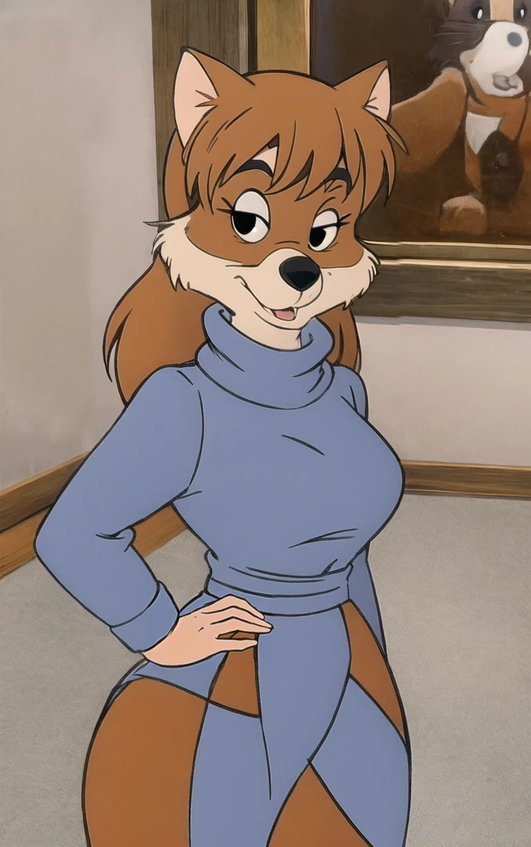 ARTSTYLE_Talespin_ownwaifu,
1girl, animal ears, furry female, black eyes, body fur,
<lora:ARTSTYLE_Talespin_ownwaifu:0.8>,
((masterpiece)),((best quality)), focused, looking at viewer, solo, cowboy shot,