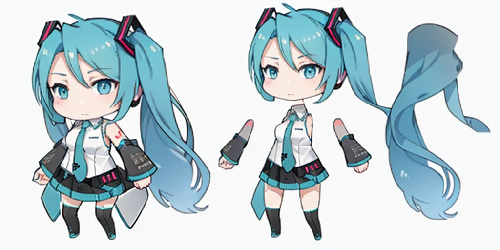 miku,Hatsune Miku,guge,1girl,looking at viewer,white background,standing,full body,chibi,multiple views,reference sheet
<lora:JinxLol:1> <lora:guge (5):1> <lora:hatsunemiku1-000006:1>, masterpiece,best,quality