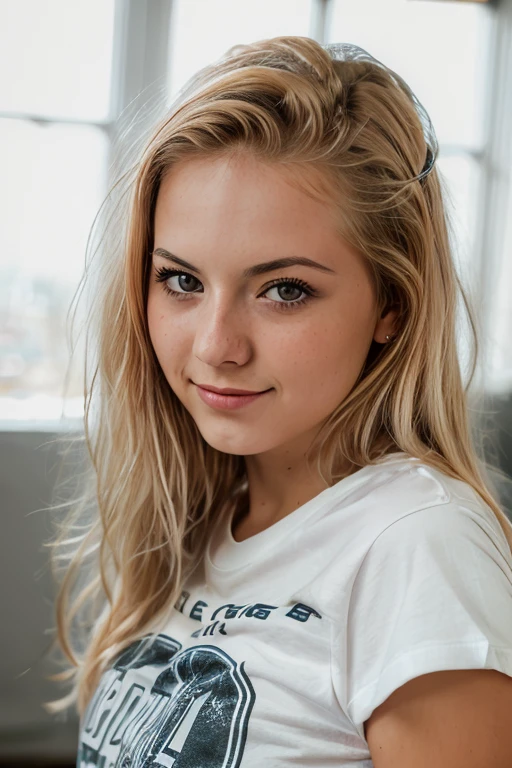 <lora:Ember:0.8>, full color portrait of a young woman, wearing a shirt, natural light, RAW photo, subject, 8k uhd, dslr, soft lighting, high quality, film grain, Fujifilm XT3