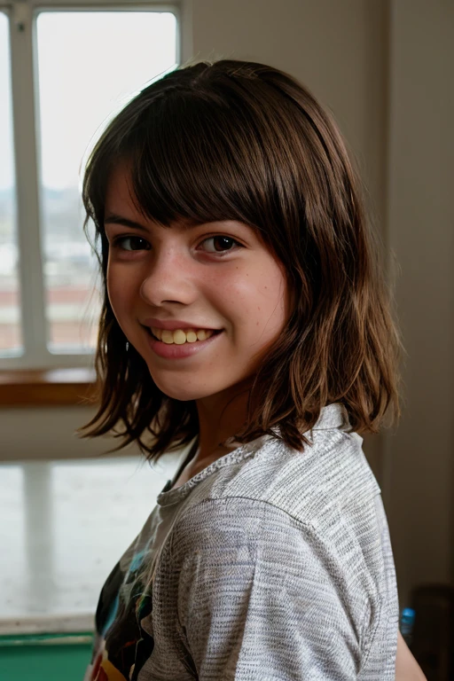 <lora:ATKKatja:0.8>, full color portrait of a young woman, wearing a shirt, smile, natural light, RAW photo, subject, 8k uhd, dslr, soft lighting, high quality, film grain, Fujifilm XT3