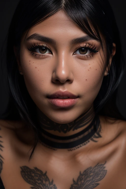DEN_mia_bigcatmia,
((headshot:1.1) portrait on a plain black background, (headshot:1.2), face focus, intricate (beautiful eyes:1.2), (wide open eyes:1.1), Big eyes, clean photo, circle lighting, high contrast:1.2),
bokeh, f1.4, 40mm, photorealistic, raw, 8k, textured skin, skin pores, intricate details <lora:epi_noiseoffset2:1>, epiCRealism