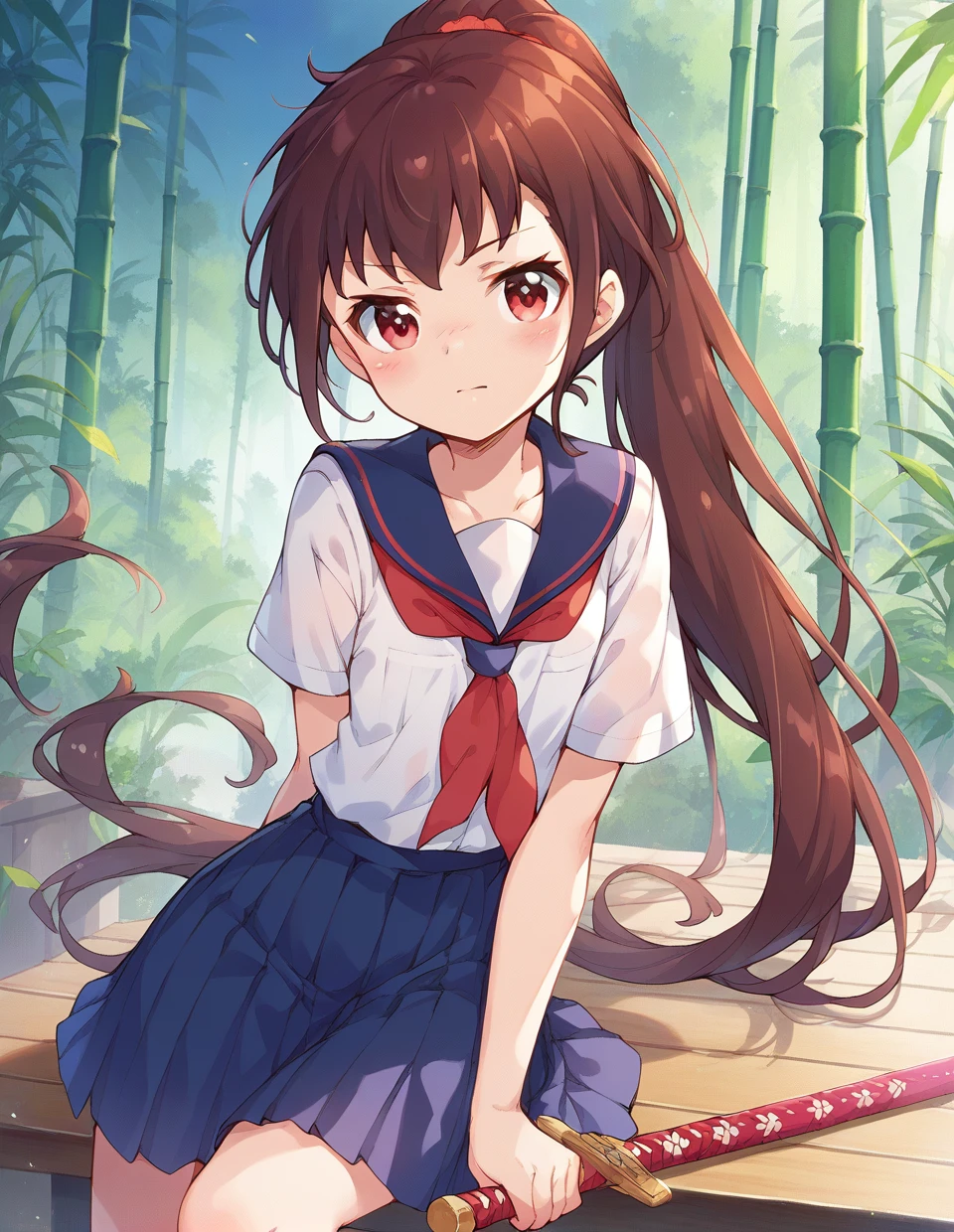 【SDXL】Himukai Yuri 火向井ゆり / Battle Girl High School バトルガール ハイスクール Pony