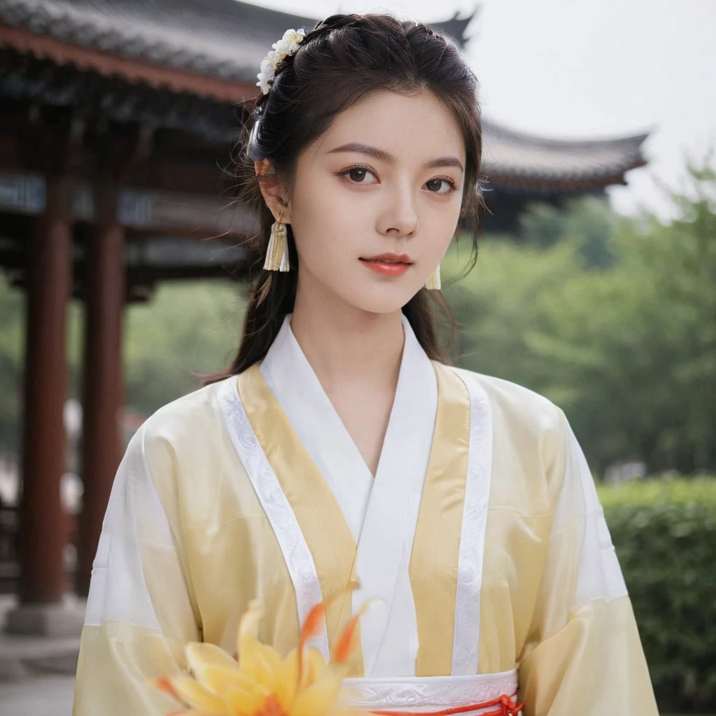 (zjmai woman)<lora:lora_zjm-step00003000_22_4000-sd_xl_base_1.0:1>,wearing hanfu