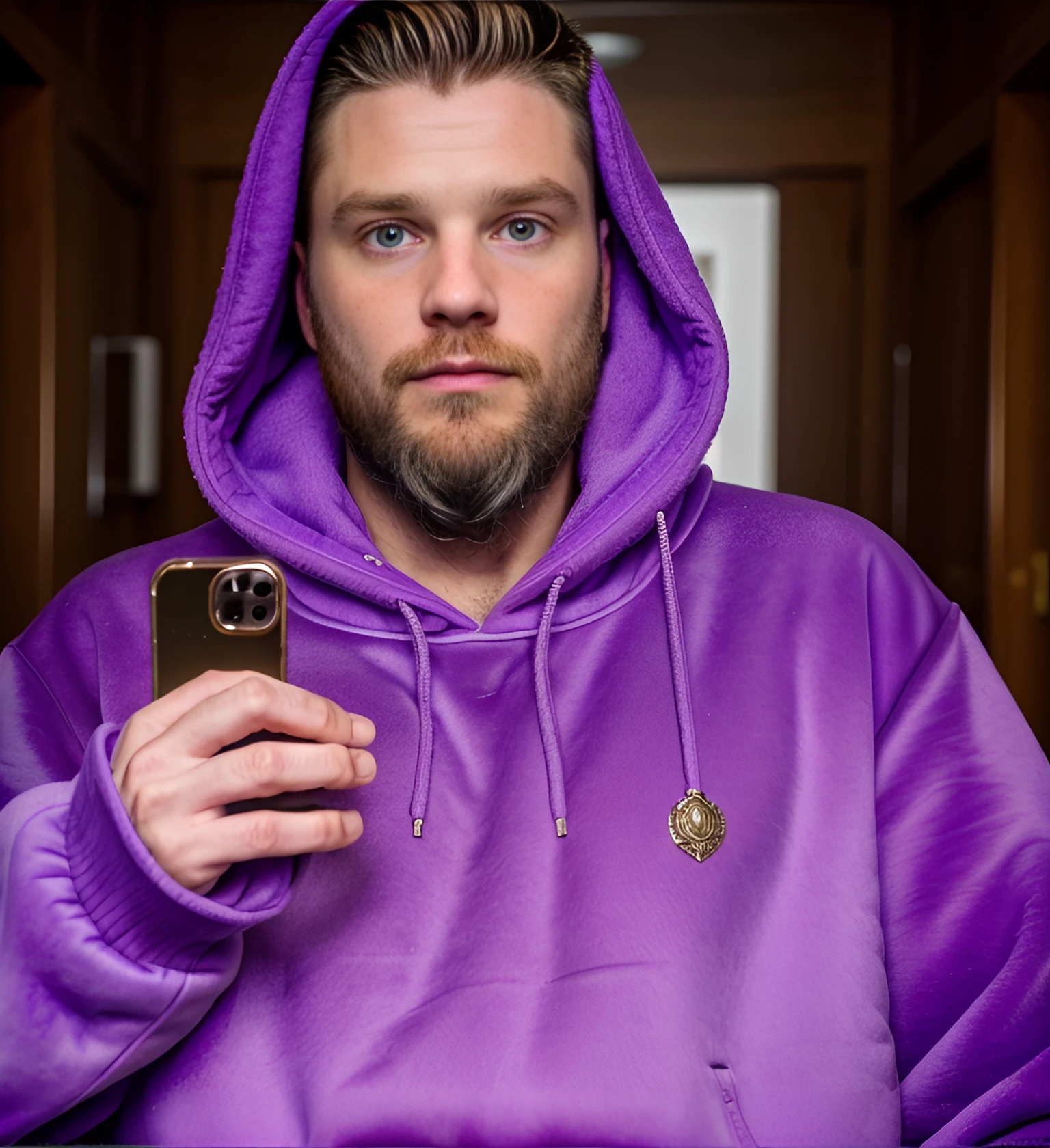 Man Taking a Mirror Selfie Using a Phone v1.0