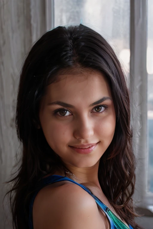 <lora:MariaOzawa:0.8>, full color portrait of a young woman, smile, natural light, RAW photo, subject, 8k uhd, dslr, soft lighting, high quality, film grain, Fujifilm XT3