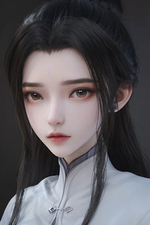 <lora:luxueqi-000001:1>,luxueqi,1girl,solo,long hair,black hair,hair ornament,white background,chinese clothes,upper body,jewelry,hair bun,earrings,simple background,forehead mark,dress,(hair stick:1.3),closed mouth,facial mark,single hair bun,long sleeves,, best quality , masterpiece, illustration, an extremely delicate and beautiful, extremely detailed ,CG,unity,8k wallpaper, Amazing, finely detail, masterpiece, best quality,official art,extremely detailed CG unity 8k wallpaper,absurdres, incredibly absurdres, huge filesize , ultra-detailed, highres, extremely detailed,beautiful detailed girl, extremely detailed eyes and face, beautiful detailed eyes,light on face,