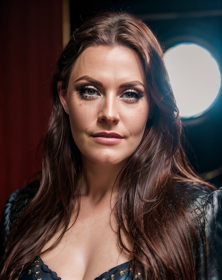 cinematic photo  <lora:quiron_FloorJansen_v5_Lora:0.87>  quiron_FloorJansen, a sexy woman, realistic, looking at viewer, makeup,  (dynamic pose:1.2), . 35mm photograph, film, bokeh, professional, 4k, highly detailed