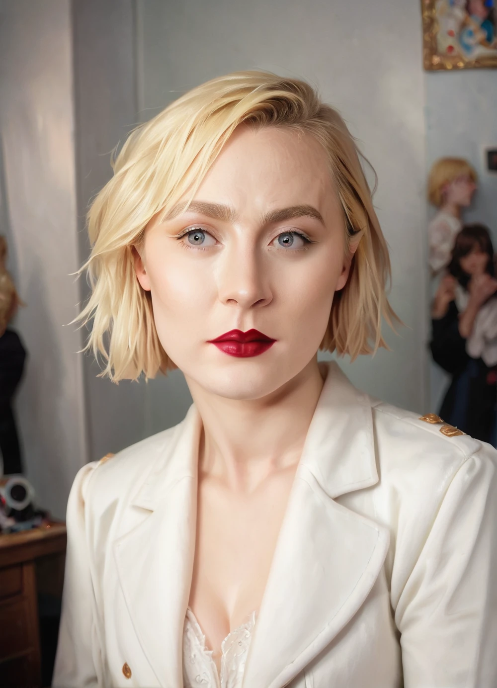 score_9, score_8_up, score_7_up,  realistic
saoirseronan, portrait photo, short hair, blonde hair, make-up, white blouse, light jacket, inside, lipstick, high fashion photo shoot,
<lora:SaoirseRonanPony:0.8>