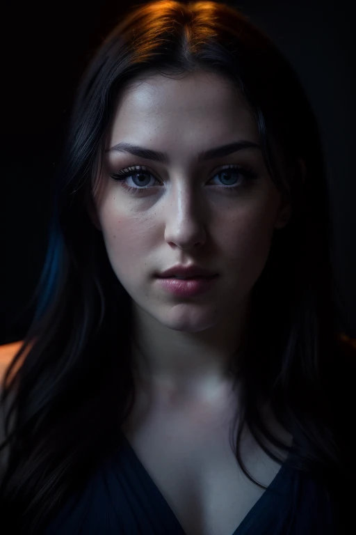 DEN_chloe_tetsuwuo,
((headshot:1.2) portrait on a (plain dark background:1.2), (headshot:1.2), (face focus:1.1), intricate (beautiful eyes:1.2), (wide open eyes:1.1), Big eyes, clean photo, lighting from behind, (Red lighting from the left:1.3), (Blue lighting from the right:1.3):1.2),
bokeh, f1.4, 40mm, photorealistic, raw, 8k, textured skin, skin pores, intricate details <lora:epi_noiseoffset2:1>, epiCRealism
