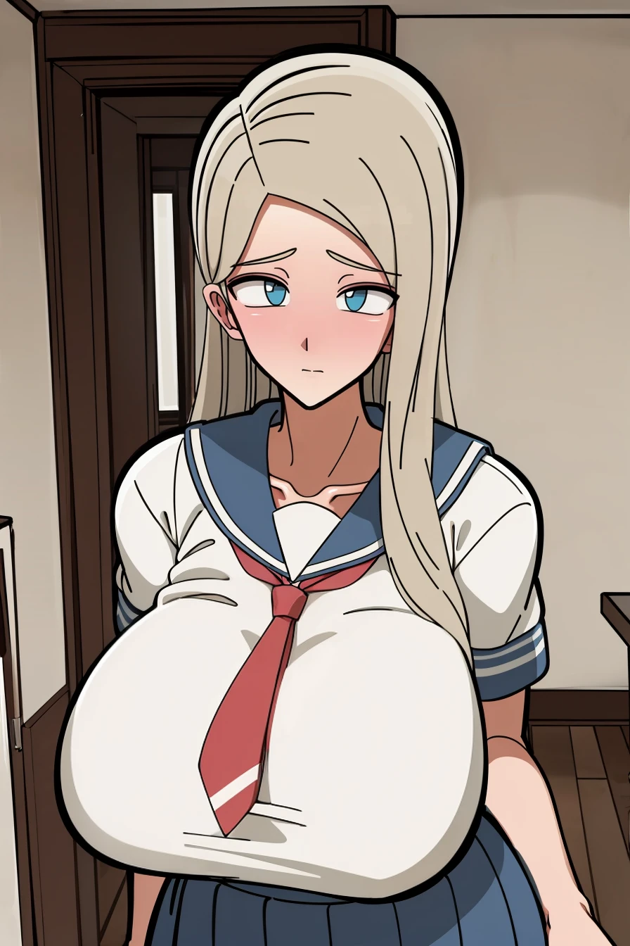 (masterpiece, best quality), 1girl, (solo), looking at viewer,
BREAK
expressionless, closed mouth,
BREAK
<lora:marie-18master-v1:1>, marie-milf, (large breasts:1.1), eyes with light,
BREAK
school uniform, neckerchief, sailor necktie, sailor uniform, skirt, pleated skirt, white uniform, short sleeves,