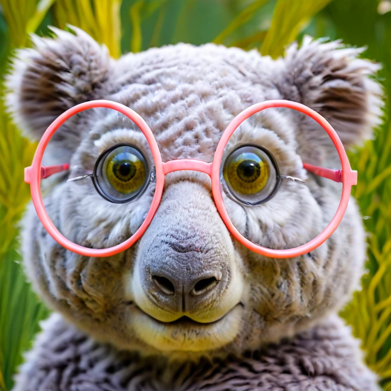 Koala in glasses <lora:big_eyes_or_glasses_sdxl:1>