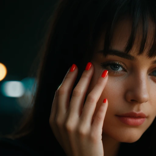 cinematic film still of cinematic film still of <lora:Hand v3 SD1.5:0.5>
<lora:detailed style SD1.5:0.9>
A detailed and A perfect photo of a woman with colorful nails covering her eyes, shallow depth of field, vignette, highly detailed, high budget, bokeh, cinemascope, moody, epic, gorgeous, film grain, grainy