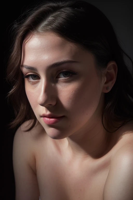DEN_chloe_tetsuwuo,
((headshot:1.2) portrait on a (plain background:1.2), (headshot:1.2), (face focus:1.1), lighting from the left, (shadows:1.2), (left side lighting:1.2), (side light:1.3), (half lit face:1.1), (strong shadows:1.2):1.2),
bokeh, f1.4, 40mm, photorealistic, raw, 8k, textured skin, skin pores, intricate details <lora:epi_noiseoffset2:1>, epiCRealism