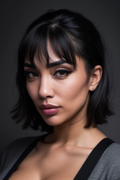 DEN_mariza_rabbit,
((headshot:1.2) portrait on a (plain dark grey background:1.2), (headshot:1.2), (face focus:1.1), (soft focus:1.2), low lighting, (out of focus:1.2):1.2),
bokeh, f1.4, 40mm, photorealistic, raw, 8k, textured skin, skin pores, intricate details <lora:epi_noiseoffset2:1>, epiCRealism