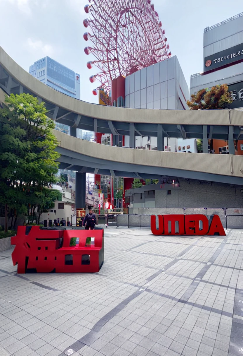 masterpiece, best quality, very aesthetic, absurdres,
Monument, UmedaIsu, scenery, Osaka, Japan, scenery, outdoors, tree, building, sky, lamppost, day, cloud, blue sky, fence, city, real world location, cityscape, realistic, photo background
<lora:osaka_umedaisu_SDXL_V1:1>