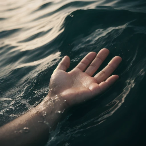 cinematic film still of <lora:detailed style SD1.5:0.3>
<lora:Hand v3 SD1.5:0.1>
<lora:perfection style SD1.5:0.4>
A perfect detailed photo of a person's hand reaching out of the water, shallow depth of field, vignette, highly detailed, high budget, bokeh, cinemascope, moody, epic, gorgeous, film grain, grainy