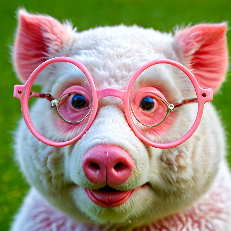 Pig in glasses <lora:big_eyes_or_glasses_sdxl:0.9>